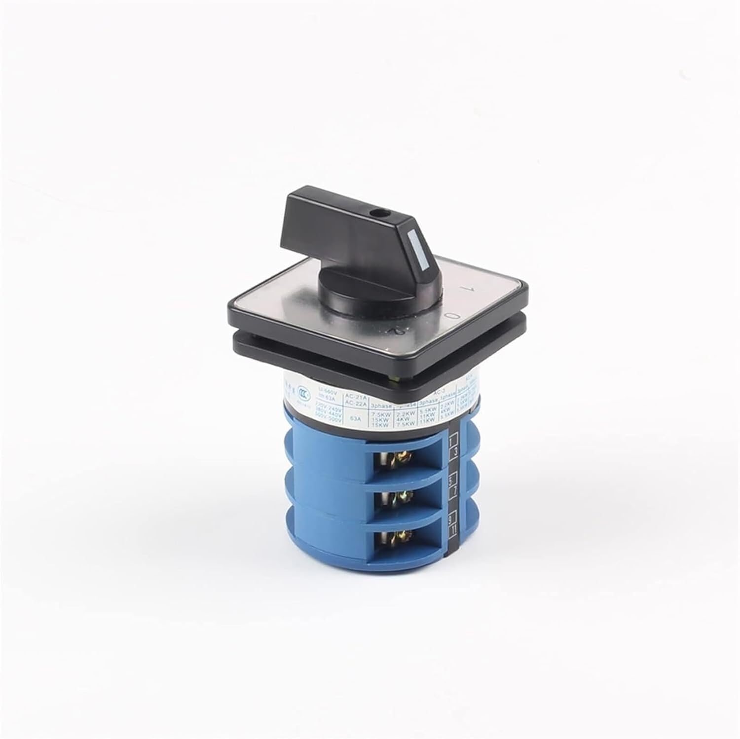 Rotary Switch 3 Postion 690V 63A 2 Pole 8 Terminal YMW26-63/2 Universal Switch