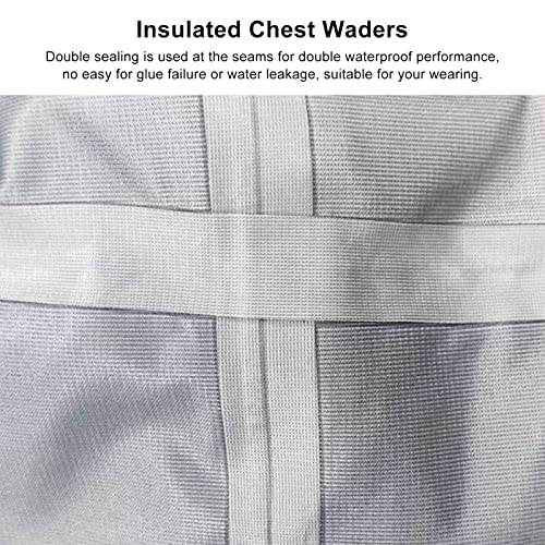 Tefola Wader, Hip Wader Bootfoot Borst Waders Vissen Voet Waden Broek Ademend voor Volwassenen XXL - Image 5