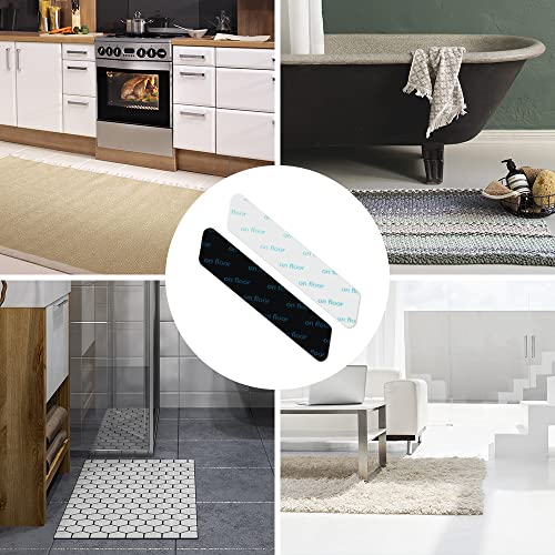 12 Pcs Rug Gripper Tape, Reusable Washable Carpet Tape, Non-Slip Rug Pads, Dual Sided Adhesive Rug Pad Gripper For Area Rugs #TOP5
