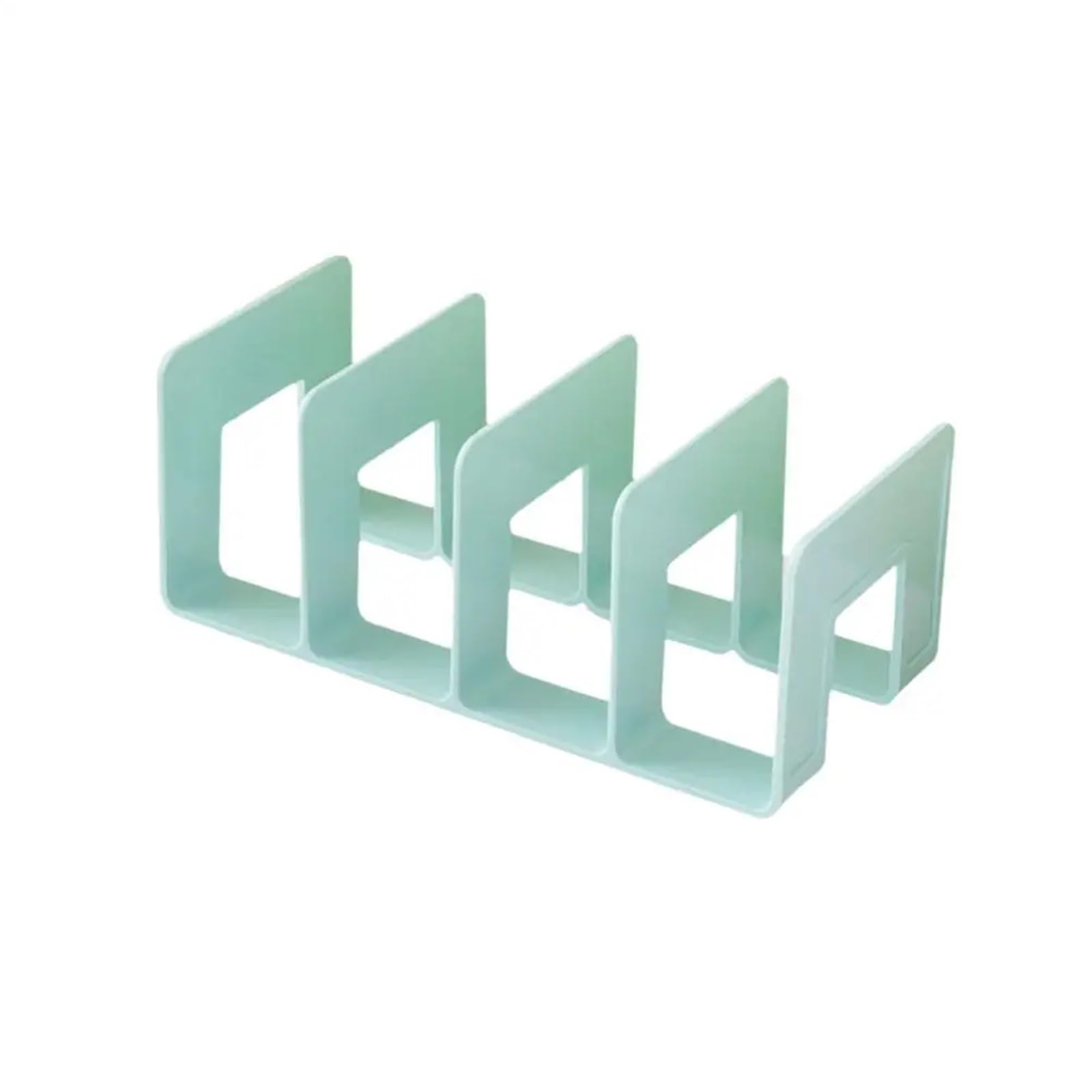 4 Grid Bookends Stand Bookshelf for Book