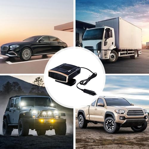 Pare-brise gelé ? Chauffage portable pour voiture et désembueur thermique 12V - 5