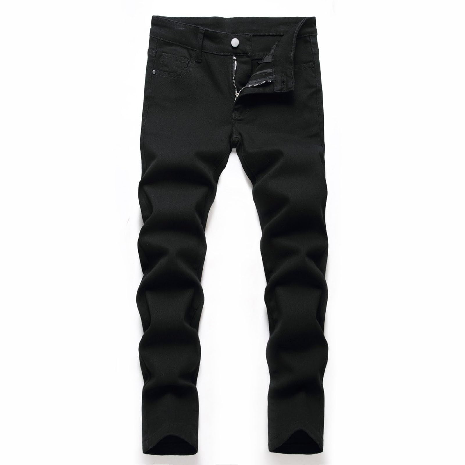 Jeans Strappati Bambino, Jeans Skinny da Ragazzo, Pantaloni Tuta Ragazzo con Tasche Resistenti, Casual E Dall'Aspetto Vissuto Ad Alta Elasticità Y2K, per Adolescenti dai 4 Ai 14 Anni.