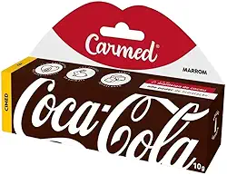Hidratante Labial Carmed Coca Cola Marrom 10g