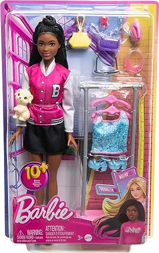 Muñeca Barbie On-set Stylist con 14 Accesorios miniatura 6