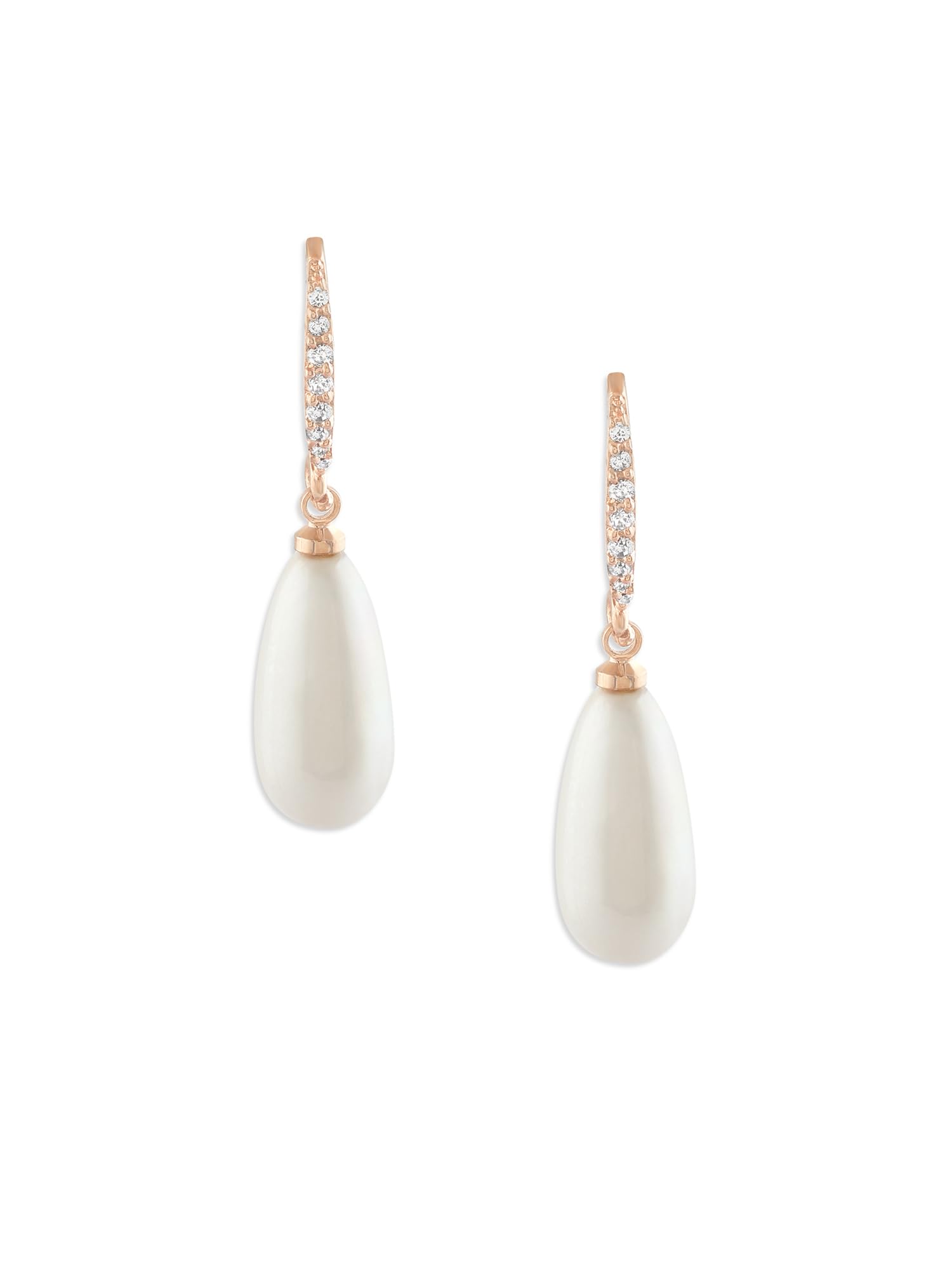 See full amazon price history chart for Zaveri Pearls Rose Gold Tone Cubic Zirconia Embellished Brass Pearl Drop Earrings For Women-ZPFK17168 Zaveri Pearls Rose Gold Tone Cubic Zirconia Embellished Brass Pearl Drop Earrings For Women-ZPFK17168 (B0CRRPL393) Amazon Price History, Amazon Price Tracker