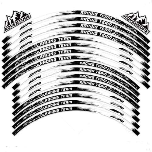 Bande moyeu réfléchissante moto 21/18 protection jante anti-rayures pour Yamaha WR250F
