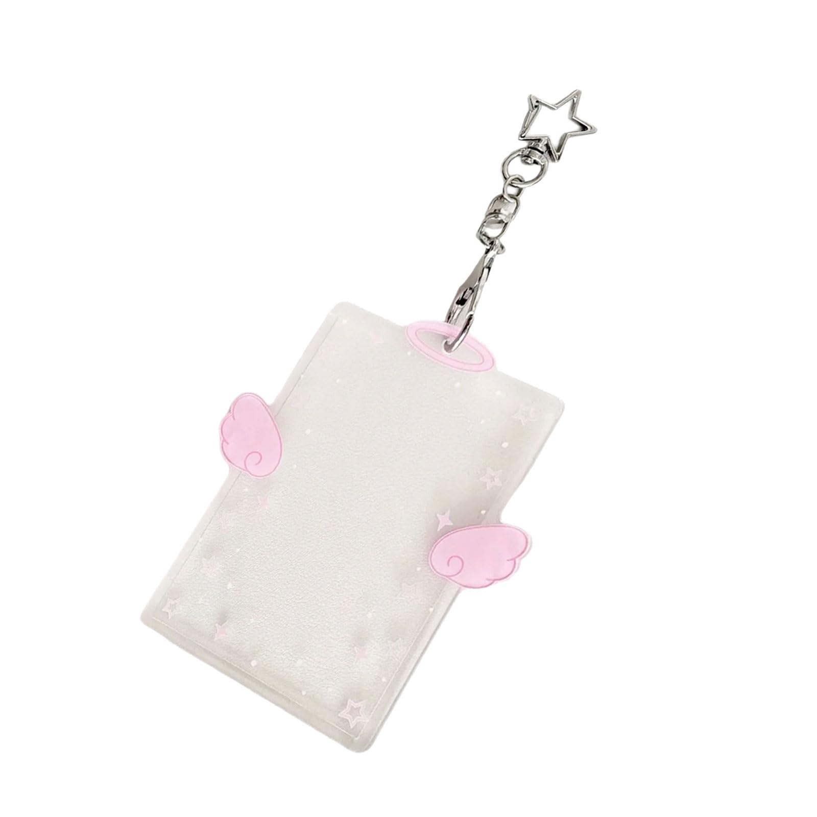alloneslife Photocard Holder Korean Popular Photo Card Holder Keychain Card Pendant Keychain Student Sleeve Photo Pendant