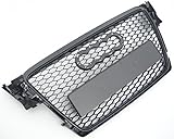 audi s4 b7 honeycomb grill Herausnehmbare Halterung Abzeichen im Lieferumfang enthalten