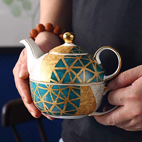 Tetera japonesa de cerámica, tetera de porcelana, tetera grande, tetera y cortador de cerámica de corte, juego de té de… - Imagen 3