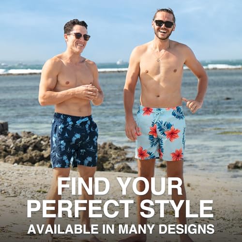 Image of Kanu Surf Men's Big Viper Extended Size Stripe Swim Trunk