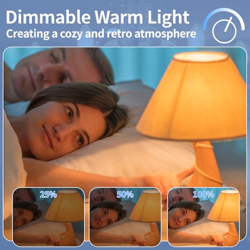 SCNNC B22 Bayonet Candle Light Bulb, Dimmable 220V 400LM, Warm White 2700K C35 Classic Clear Glass, for Chandelier, Wall Lamp, Ceiling - Pack of 10 - Image 5