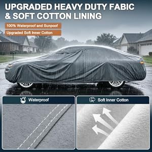 GUNHYI 16 Layers Car Cover for Sports Small Car Waterproof All Weather — photo 2 of 6