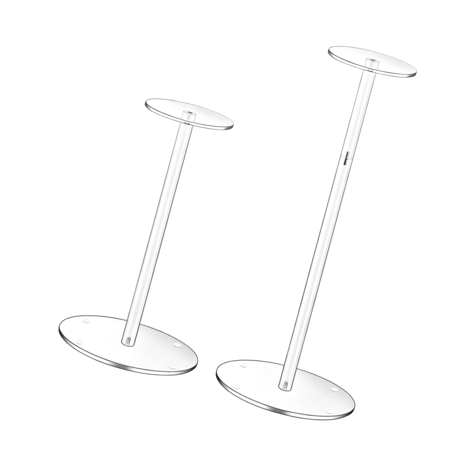 Tsophreniq Fashionable Acrylic Wigs Display Holder Stylish Hat Stand Hat Exhibition Equipment Suitable for Own and Commercial Use Display Stand