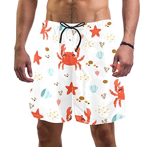 Short de bain sans coutures homme anti-irritation maillot doublure maille S
