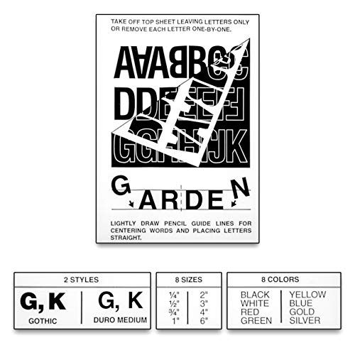 Graphic Products Permanent Adhesive Vinyl Letters and Numbers (167/pkg), 2", Yellow by Graphic Products - Image 4