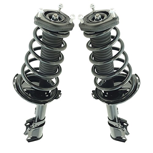 Image of TRQ Rear Driver and Passenger Side Strut and Spring Assembly Set Loaded