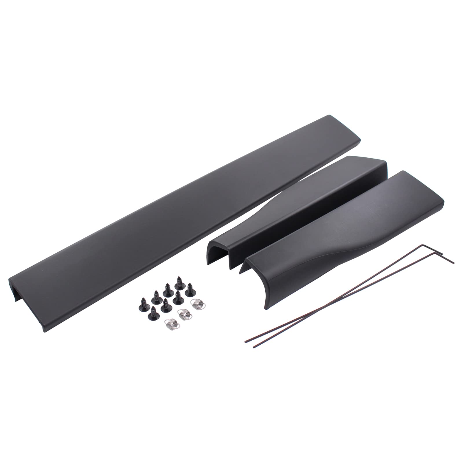 Photo 1 of MOTOKU Set of 3 Flexible Step Tailgate Molding Trim Cap for Ford F-250 F-350 F-450 F-450 Super Duty 2008-2018