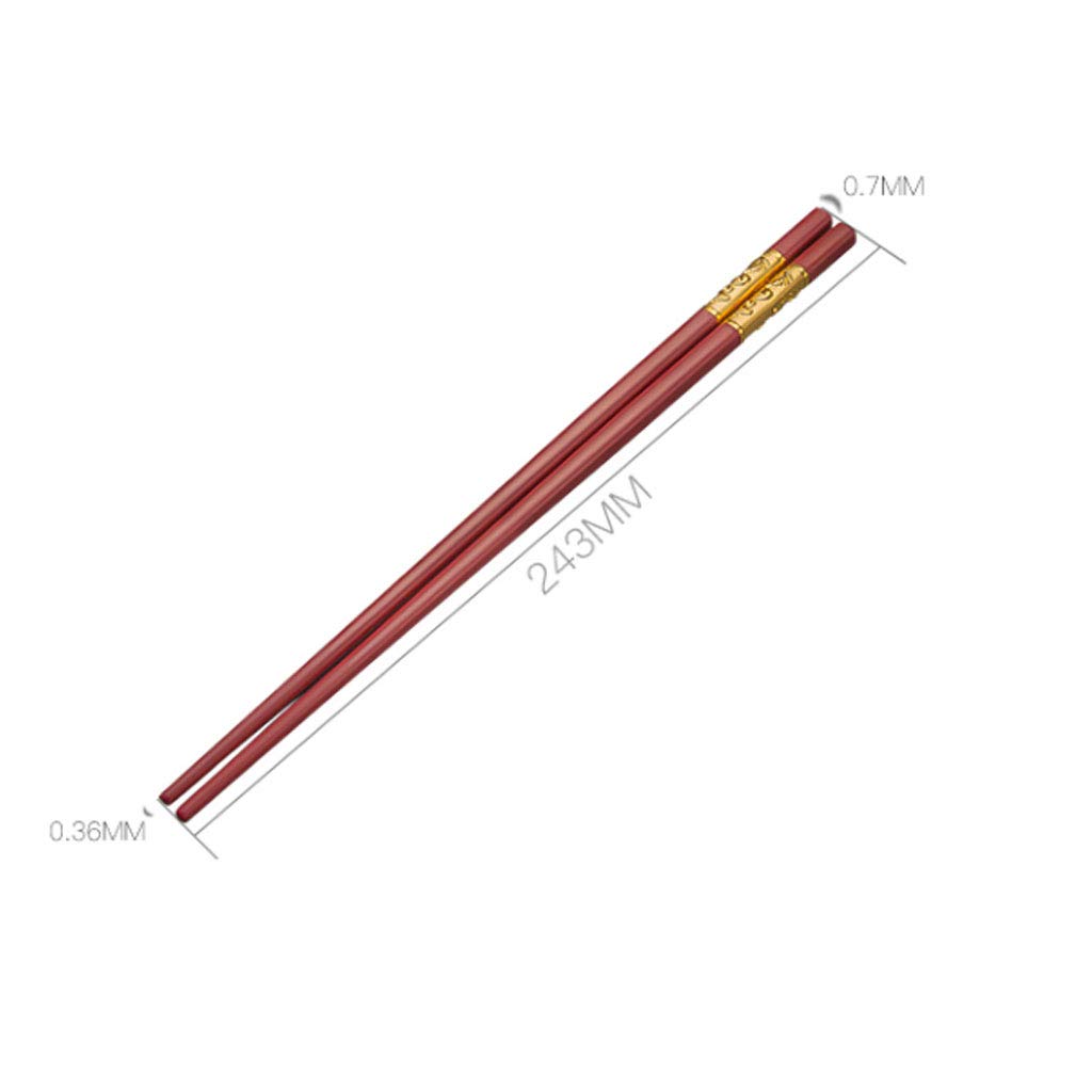 Baguettes, baguettes chinoises Chinese Chopsticks Reusable Dishwasher Safe10 Pairs Fiberglass Alloy Chopsticks Non-Slip Bulk ChopsticksRed Chop Sticks Multipack Luxury Chopsticks for Food,B(A)
