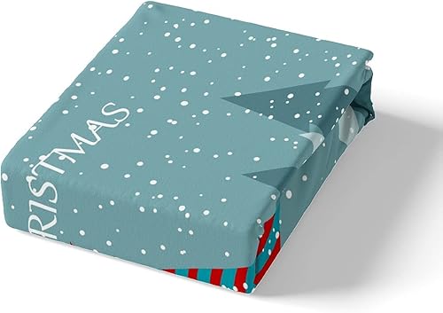 Miniatura 4 de Juego de funda de edredón de Feliz Navidad, juego de ropa de cama de gnomos de Papá Noel, regalo de Navidad para niños y niñas con 2 fundas de