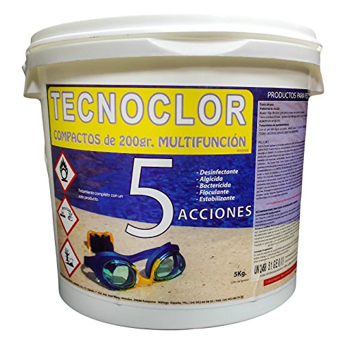 Cloro tabletas 5 acciones Tecnoclor 5 kg.