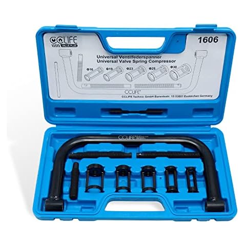 CCLIFE Juego de Compresor de Resorte de Válvula de 11 Piezas Cover
