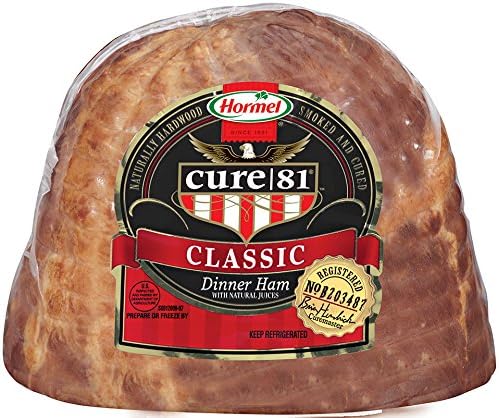 Hormel Cure 81 Ham Boneless Hardwood Smoked Half Ham, Original, 3 Pound