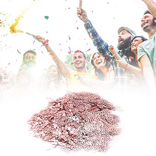 Sorand Confetes de festa de aniversário, confetes de aniversário, 2000 peças de ouro rosa para mesas