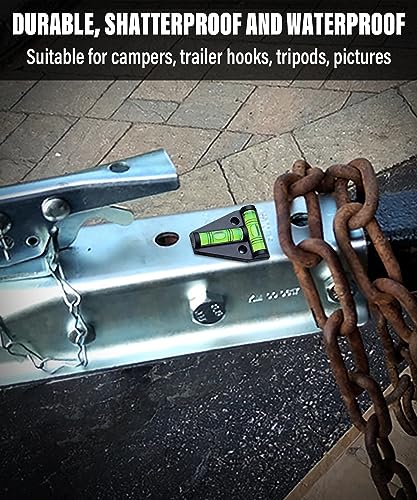 image for Zlirfy 2Pcs Magnetic RV Levelers,RV T Level Bubble Levels with Screws 