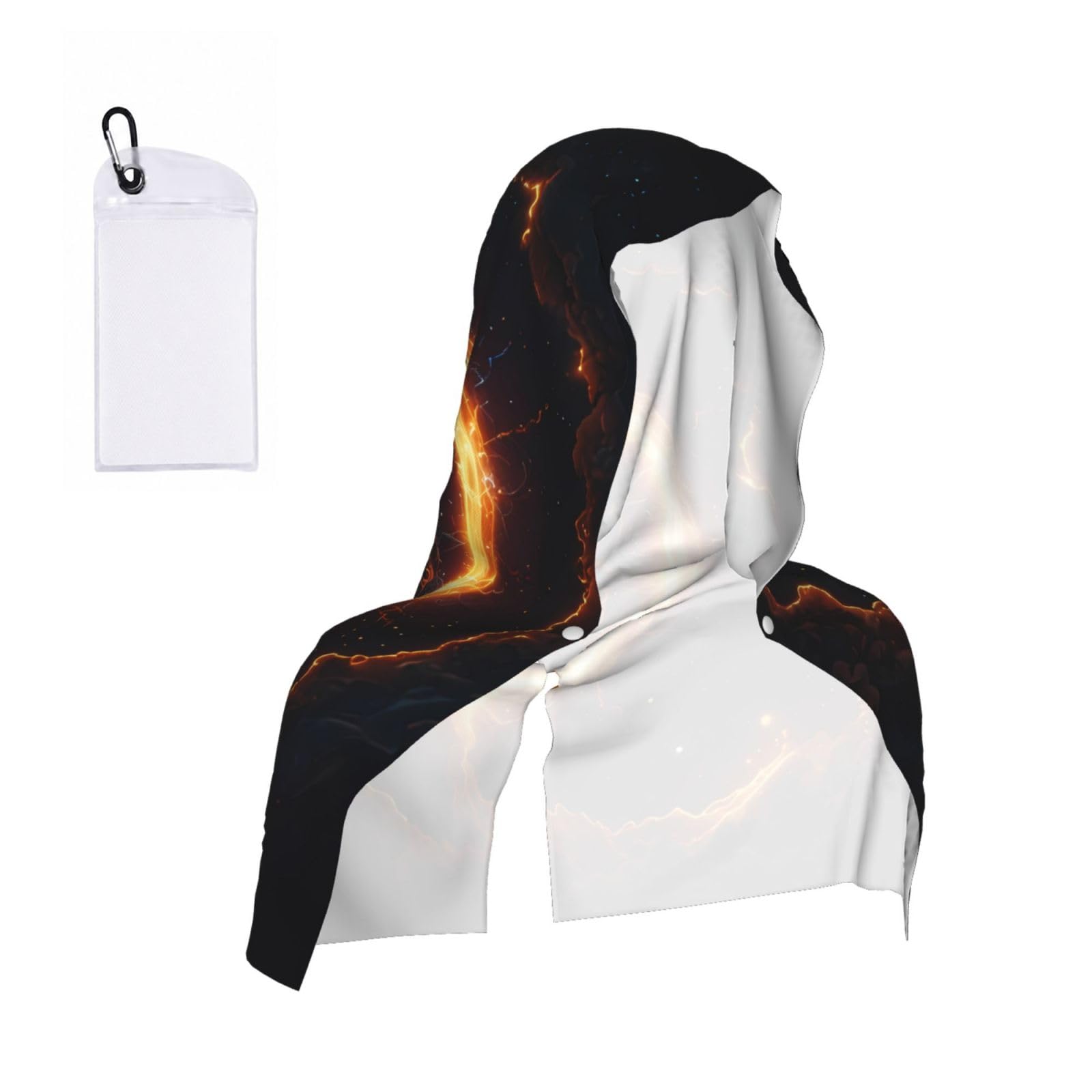 ZQYTGFDC Spark of Wisdom Cooling hooded towels are suitable for summer sports, running, outdoor work, and gardening.