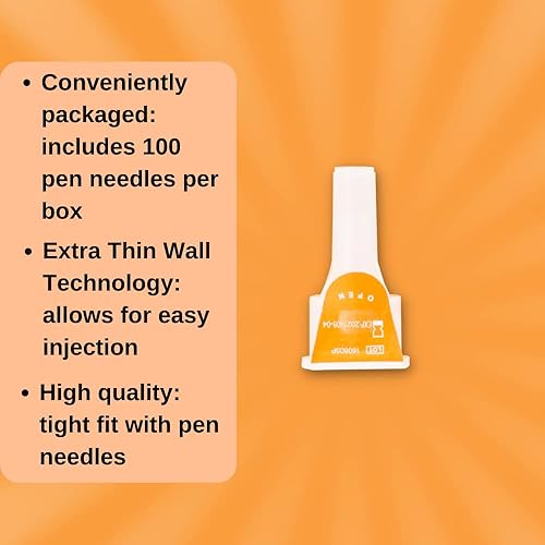 Miniatura 2 de Aguja para bolígrafo, 32Gx4mm, caja de 100ct