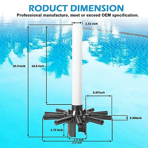 Replace for SX180DA Lateral Assembly with Center Pipe Replacement Fit for Hayward Pro Series Sand Filter Model S180T & More by johntruck - Image 2