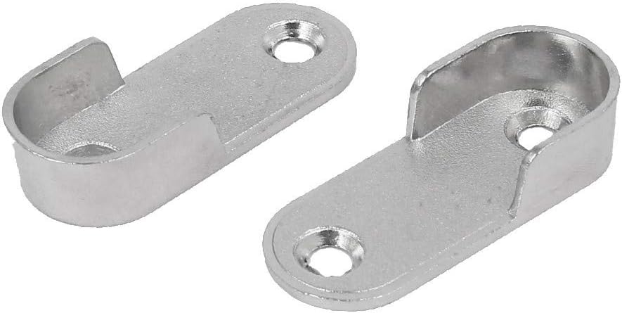 New Lon0167 Household Closet Featured Nickel Plated Zinc Reliable Efficacy Alloy Rod End Support Bracket Holder 100pcs(id:a30 89 39 403)