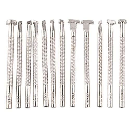 Reviews de Kits de repujado de cuero disponible en línea para comprar. 49 12 Piezas de Herramientas de Sello de Cuero, Juego de Punzones de Sello de Diferentes Formas de Cuero, Herramientas para Hacer Sillas de Montar, Herramientas de Grabado Y Repujado...