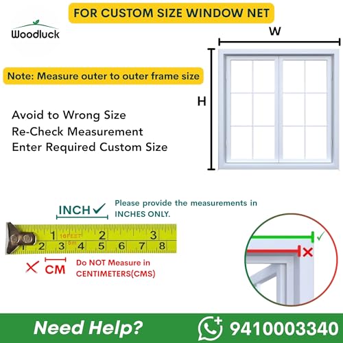 Image of Woodluck Window Mosquito Net with Zipper, Self-Adhesive Mesh 5x8Feet Grey
