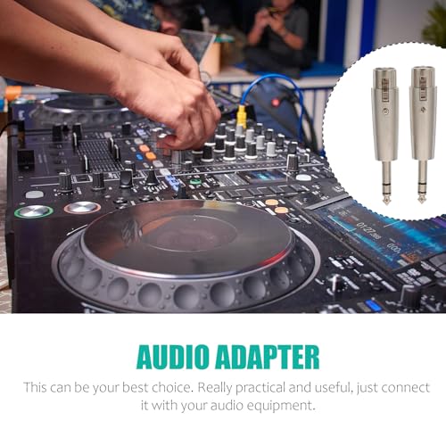 Convertidor de Micrófono XLR Toddmomy para eliminar ruidos y adaptar cables de audio 3