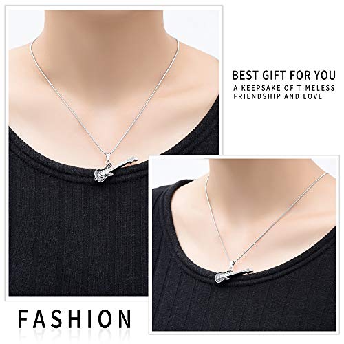 image for memorial jewelry Musical Instrument Cremation Necklace for Women&Men G
