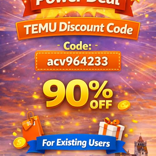 Couverture de ({Power Deal}) Temu Discount Code {{acv964233}} 90% For Existing Usres