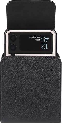 Miniatura 5 de Funda de cuero sintético con clip para cinturón para Samsung Galaxy Z Flip 4 Galaxy Z Flip 3 5G Z Flip 5G Z Flip 5G Z Flip 5G Z FlipMotorola Moto