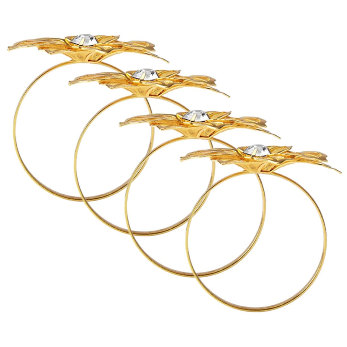PRETYZOOM 20pezzi Anello Portatovaglioli Inossidabile Per Matrimonio e Feste Elegante Fibbia Per Tovaglioli Dorata Perfetta Per Decorazioni Di Tavola e Occasioni Speciali