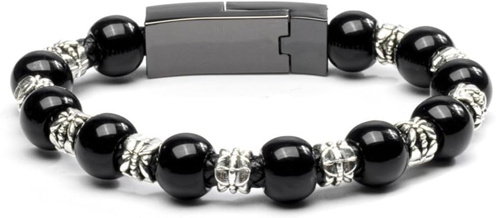 Feng Shui Wisdom Charging Bracelets Cable Charger Cord Wisdom Confidence Wealth Health for Women and Men USB Portable Travel Charger image 2