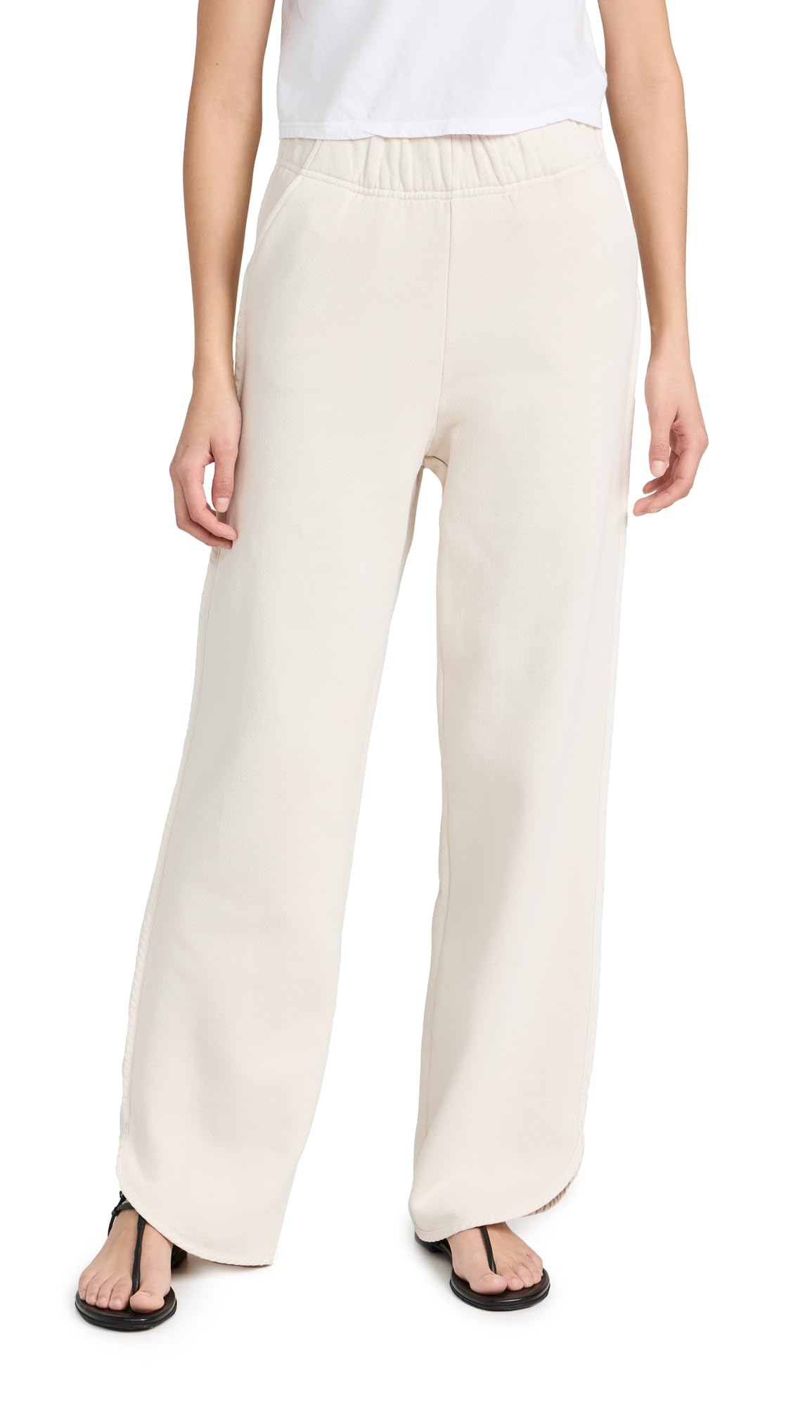 Les Tien Womens Olympia Scallop Pants