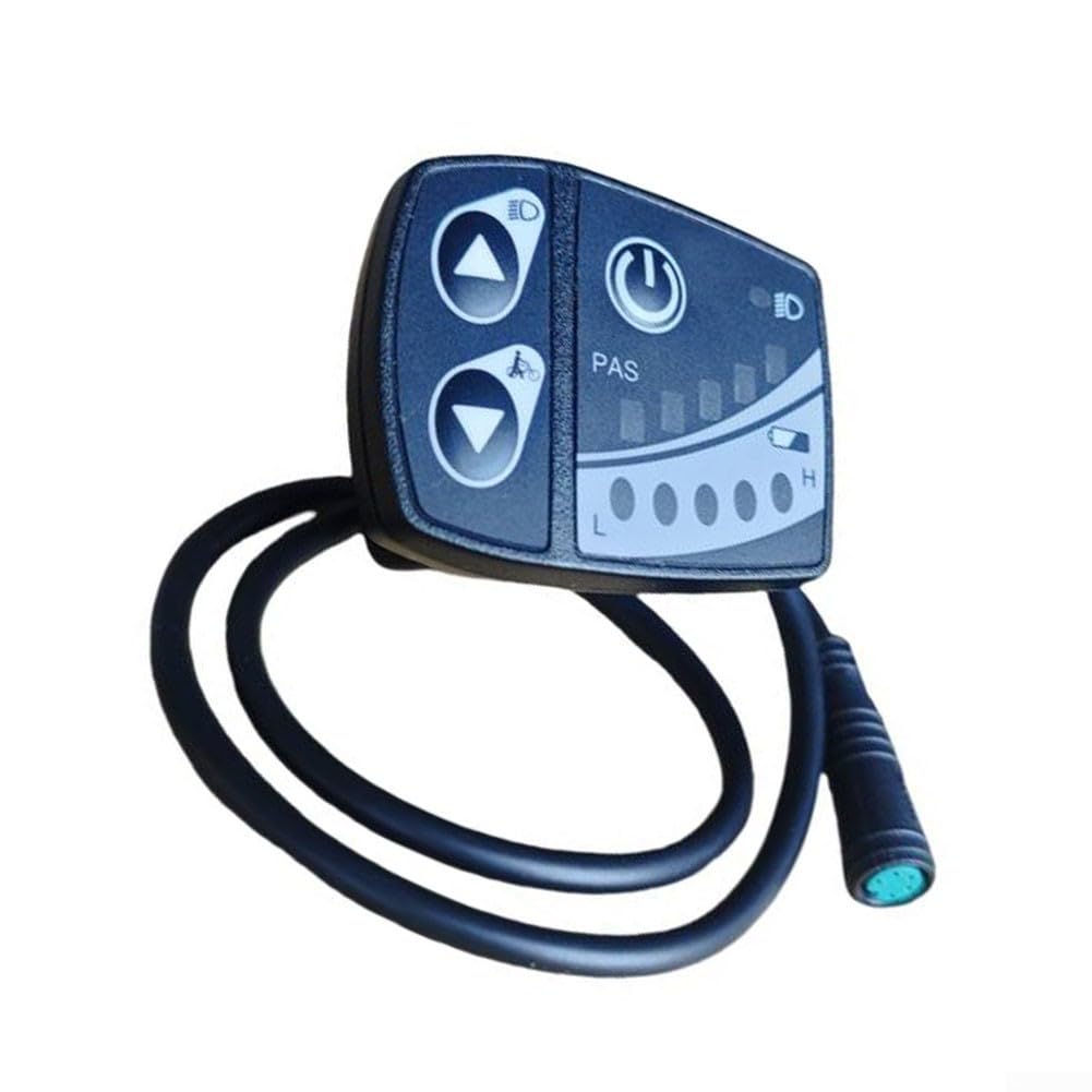 Besttoolifes Écran LED pour moteur Bafang Mid Drive avec protocole UART, étanche à 5 broches pour vélo électrique BBS01 BBS02 HD G320 G340 M400 M620