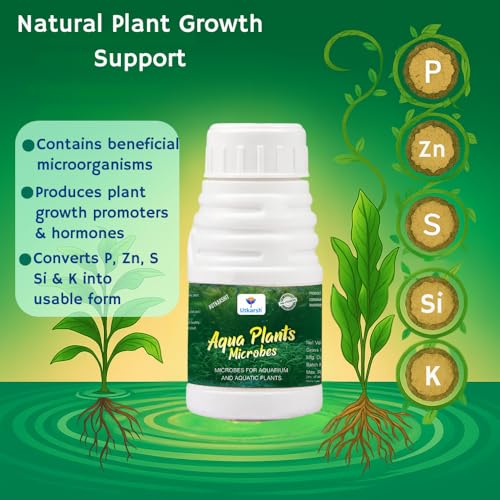 Image of Utkarsh Aqua Plants Microbes | Microbes for Aquarium and Aquatic Plants | (100 ml; Pack of 1)