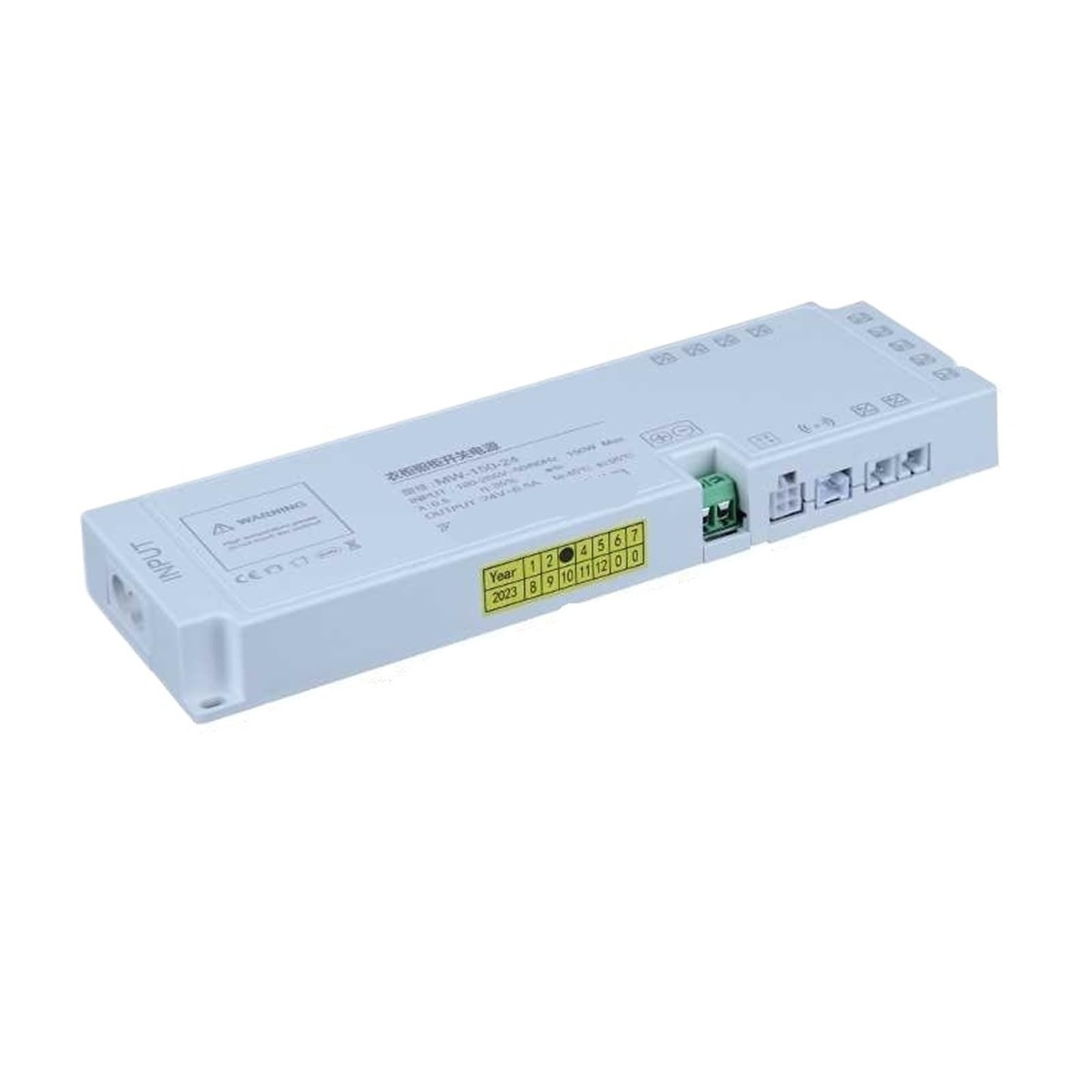 PWANUIGTE LED Wardrobe Cabinet Light Dedicated Power Supply 220 to 12V/24V with Transformer Interface Induction Switch(MW-150W-24V)