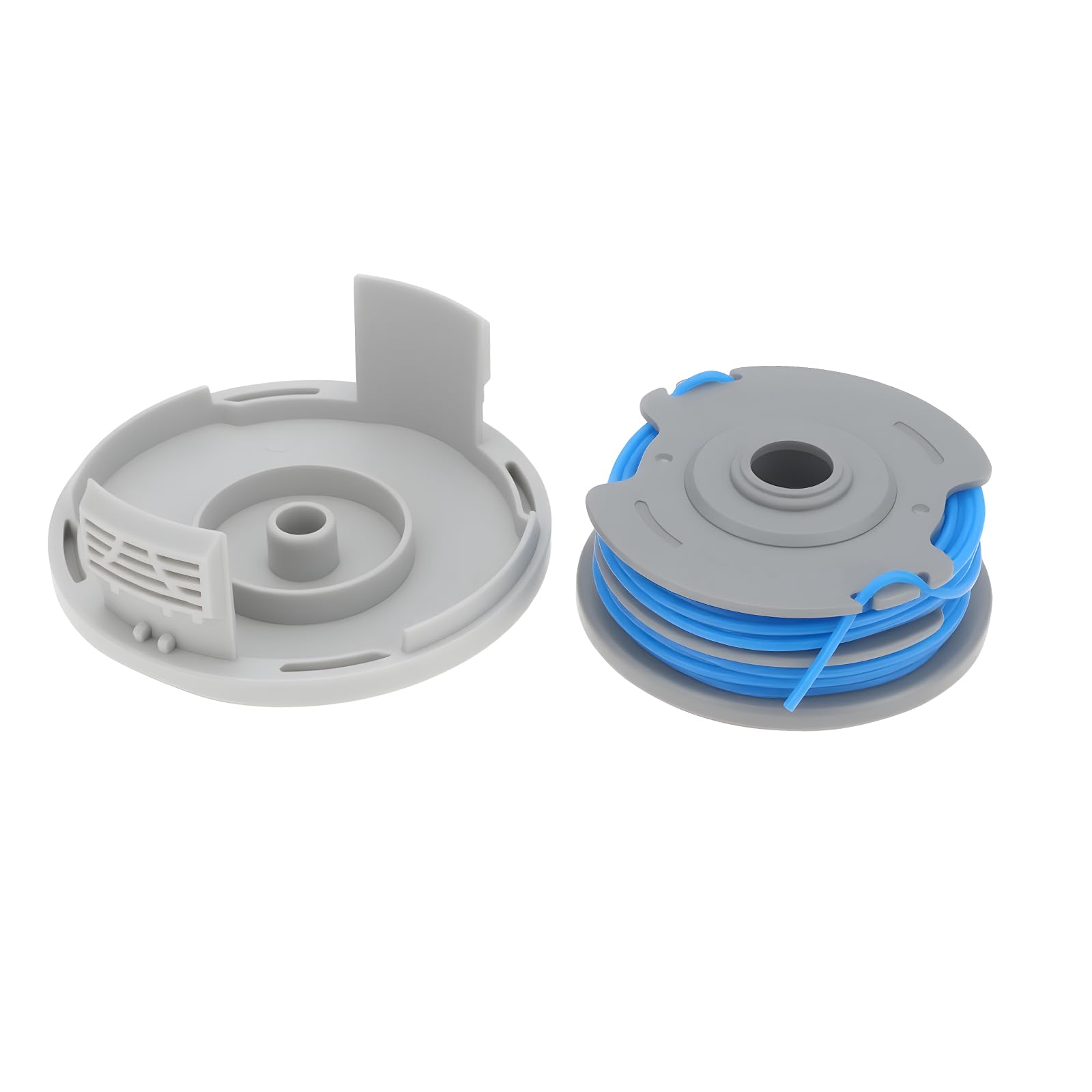 Briny River Trimmer Spool & Cover Compatible with Wolf-Garten GT840 GT845 GTE840 GTE845 GTE850 Replacement 631-05065 731-09504
