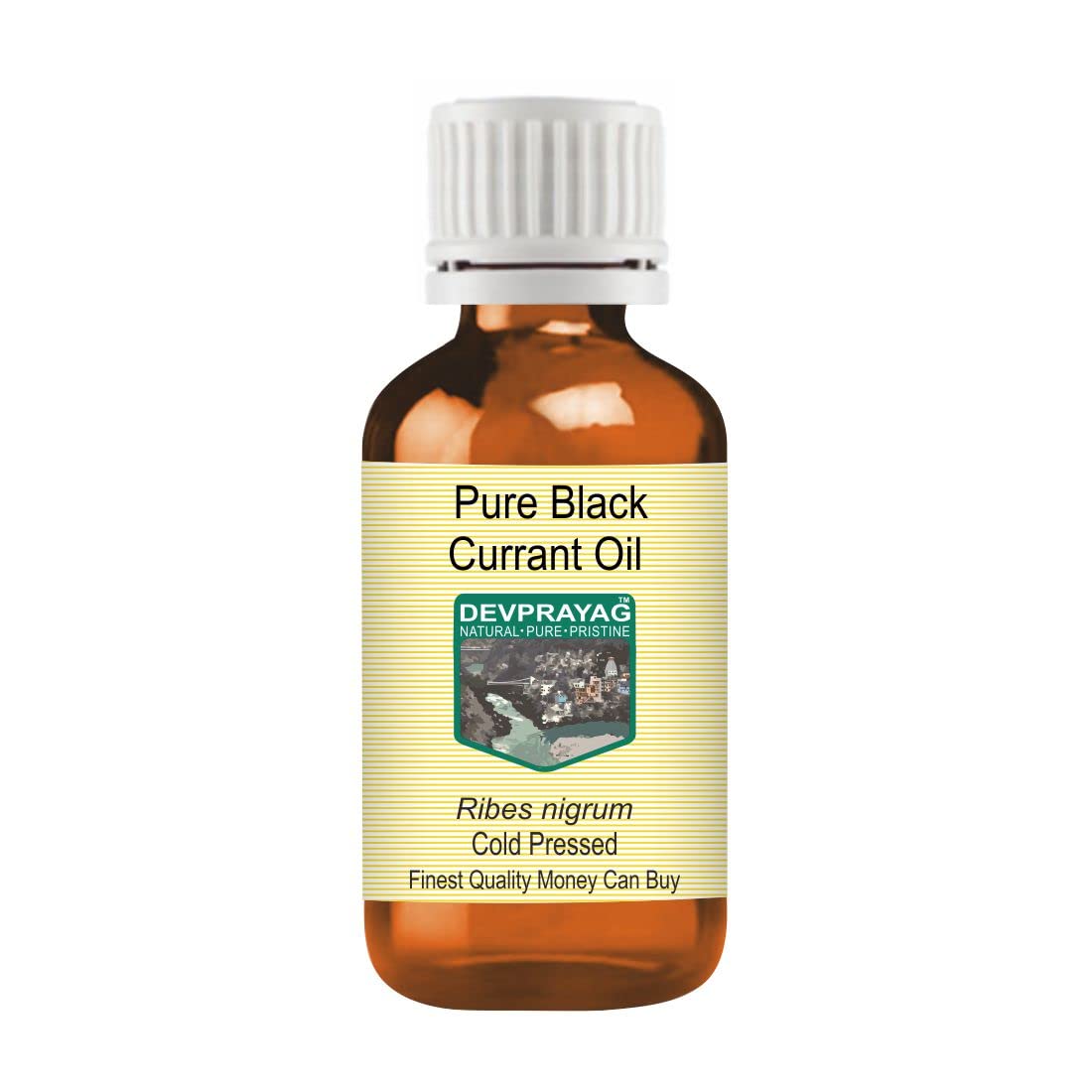 Devprayag Pure Black Currant Oil (Ribes nigrum) | Cold Pressed | Natural | Undiluted | For Diluting Essential Oils | For Skin & Massage | Men & Women | 30ml