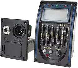 LC-5 Azul - Captador de Violão com afinador