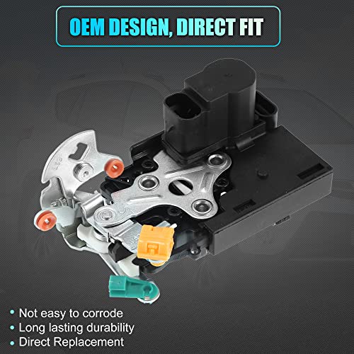 Image of X AUTOHAUX 15110641 Front Left Driver Side Door Lock Latch Actuator W /o Keyless Entry for Cadillac Escalade for Chevy Silverado for GMC Sierra