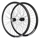Juego De Ruedas 700C Bicicleta De Gravel Y Carretera Buje 32H Llanta De Aleación Aluminio 30 Mm Doble Pared Freno De Disco Cierre Rápido Cassettes 7-10 Velocidades(Wheelset)