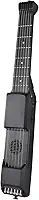 Guitarra Elétrica Inteligente 7 Tronts Guitarra de Viagem Portátil com Função MIDI Sintonizador Digital Metrônomo Digital Capo para Iniciantes Viagem Preto 20,8 Polegadas